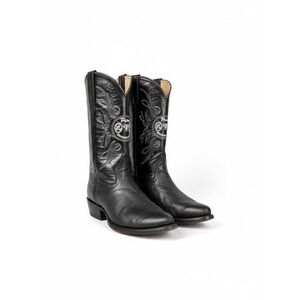 Primo Western Wear Black Leather Western Cowboy Boots Mens Size 39